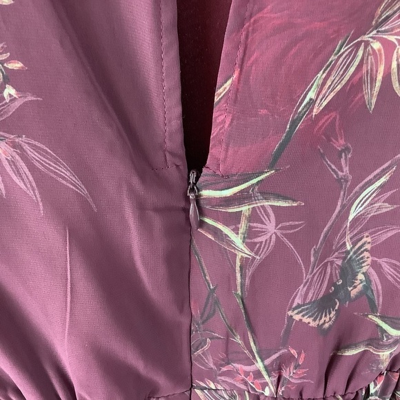 ASOS Hope & Ivy Long Sleeve Midi Maternity Dress with Crochet Trim - Picture 8 of 12